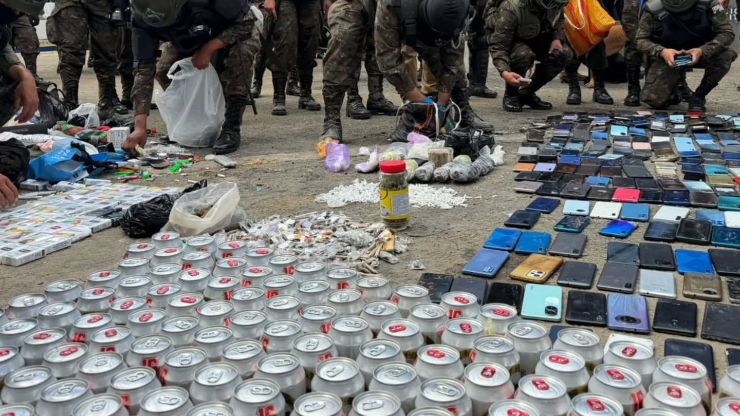 Requisa en Pavón. Foto: Ejército de Guatemala