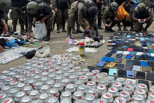 Requisa en Pavón deja armas, droga y dispositivos electrónicos incautados