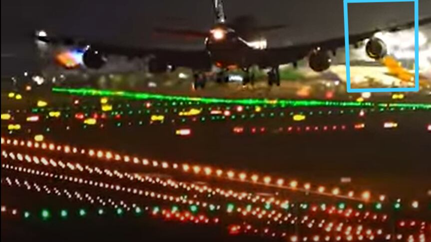 Se accidentó al llegar al Aeropuerto Internacional de Taoyuan. (Foto: Redes sociales)