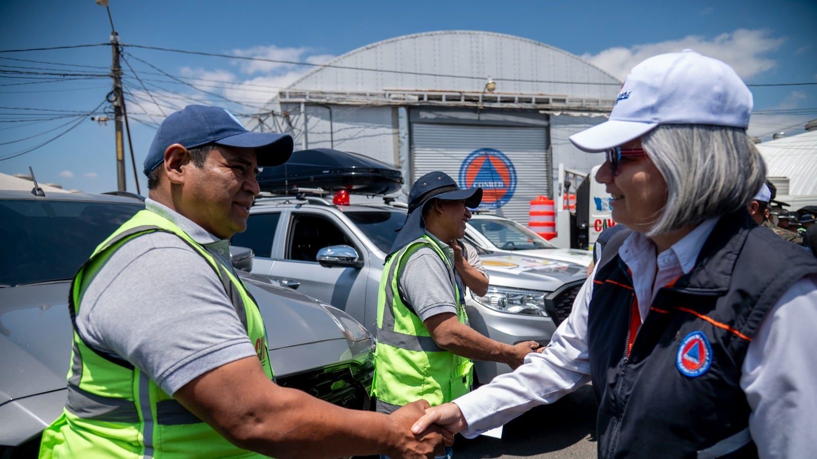 Claudinne Ogaldes, titular de la Coordinadora Nacional para la Reducción de Desastres.
