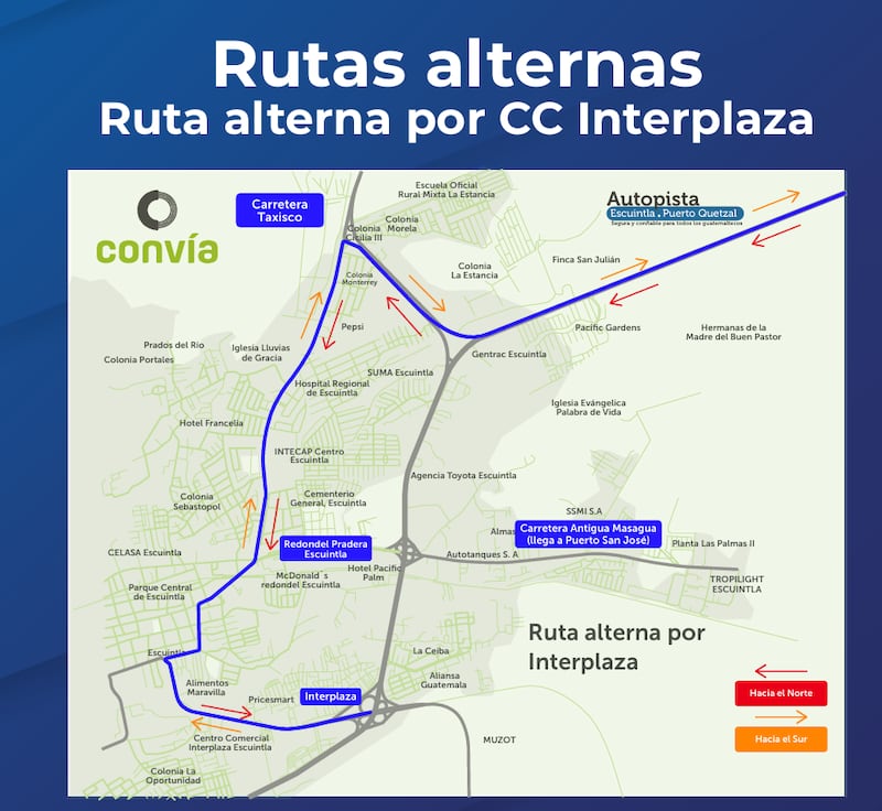 Ruta alterna 1 - por Interplaza