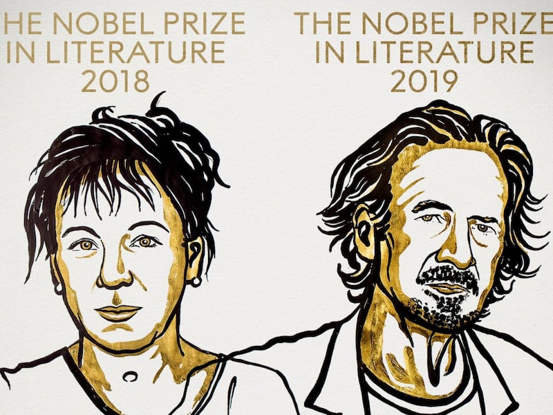 Tras escándalo, Academia entrega premios Nobel de Literatura 2018 y 2019