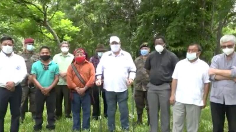 Presidente Giammattei anuncia instalación de mesa de diálogo con guías espirituales