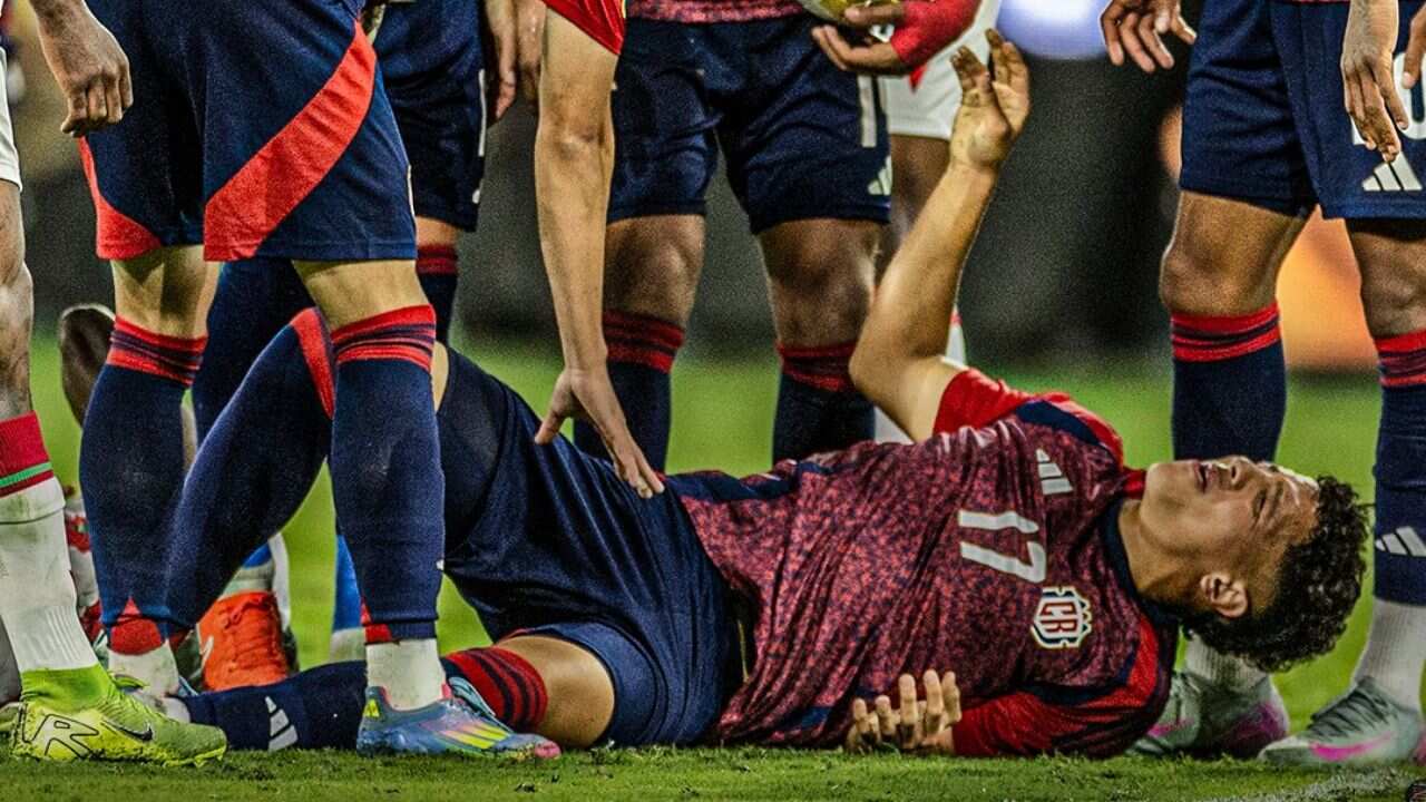 Delantero de Costa Rica (Foto: X del usuario: @juankaguerom)