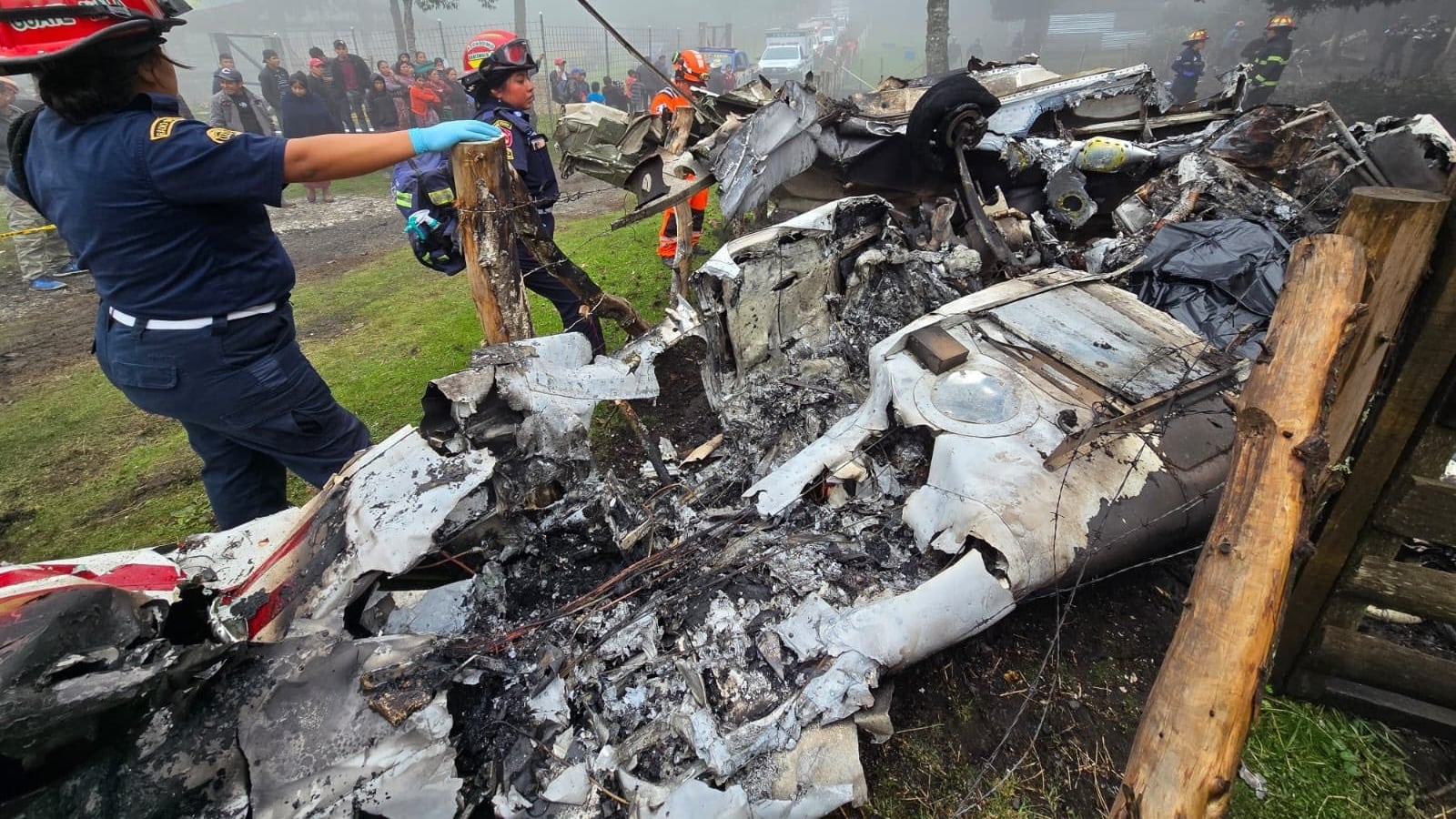 Incidente aéreo. Foto: RRSS