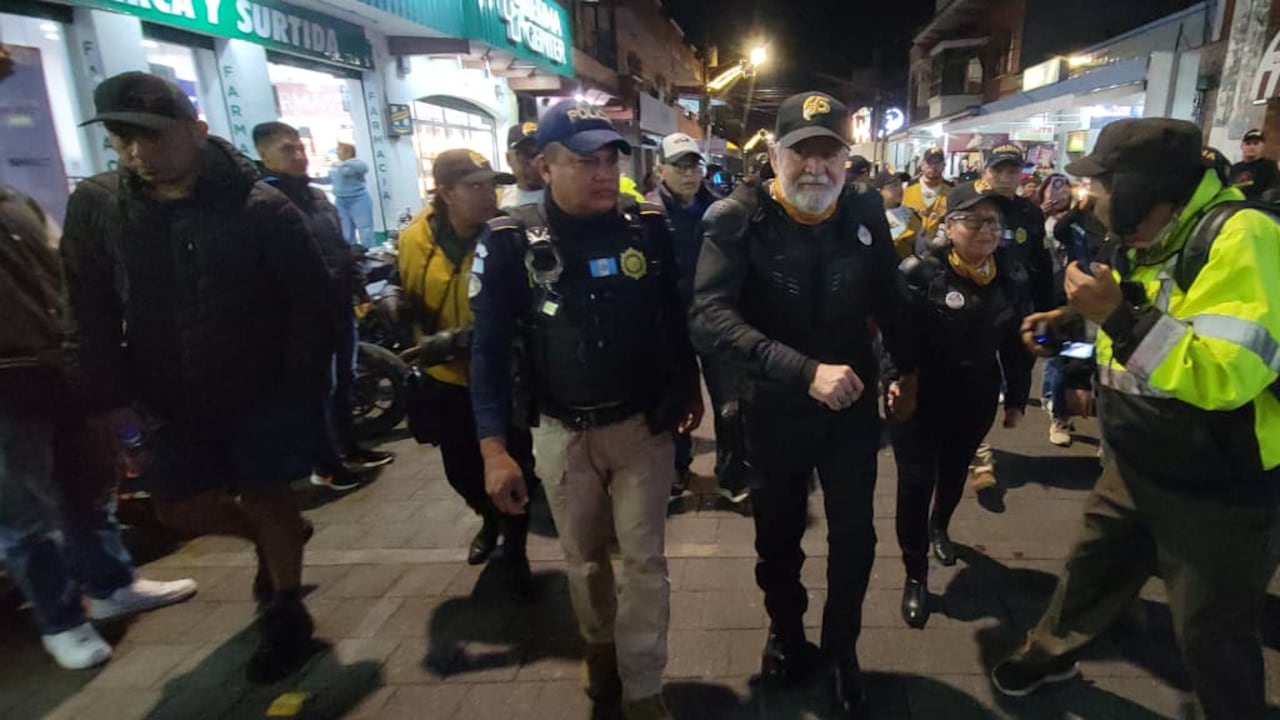 Llegada del el "Zorro Mayor" a la Basílica de Esquipulas. Foto: PNC