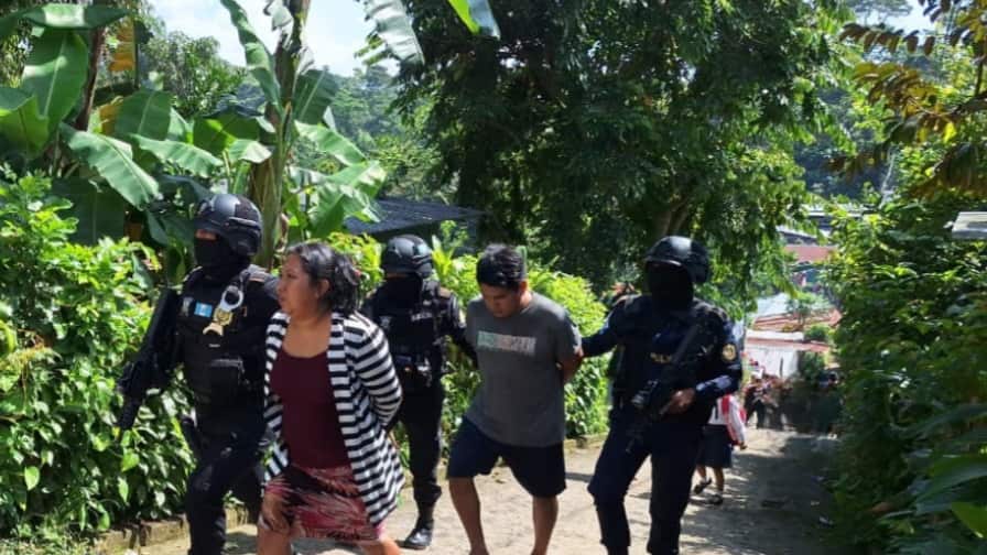 Capturan a integrantes de la banda de secuestradores “Los Montañeros”. Foto: PNC