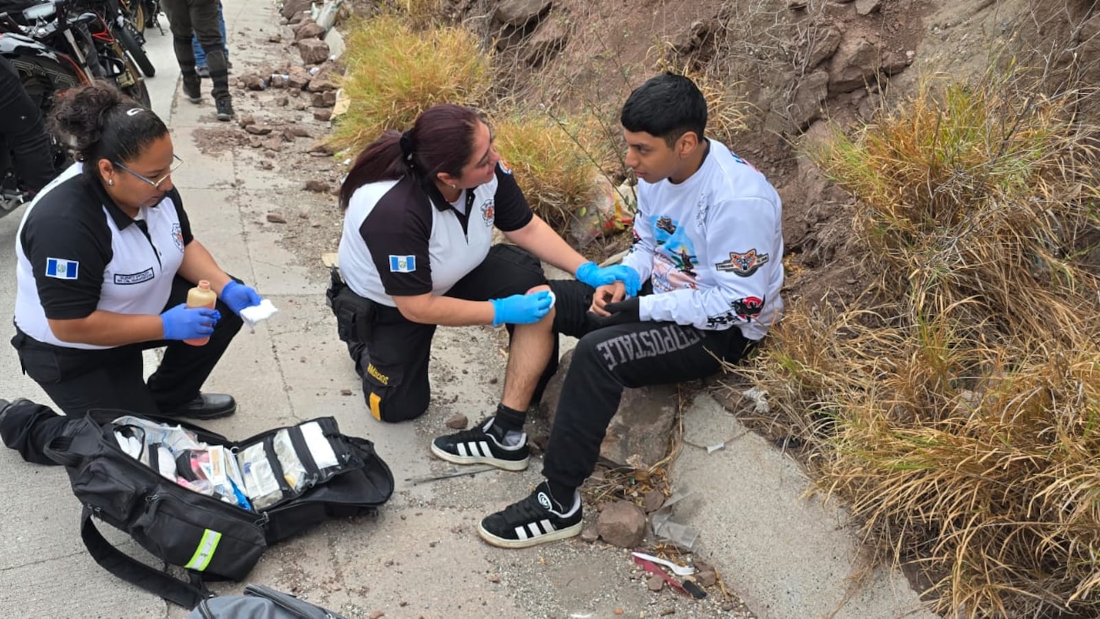 El cuerpo de Bomberos Voluntarios reportan varios incidentes de tránsito. Foto: CBV