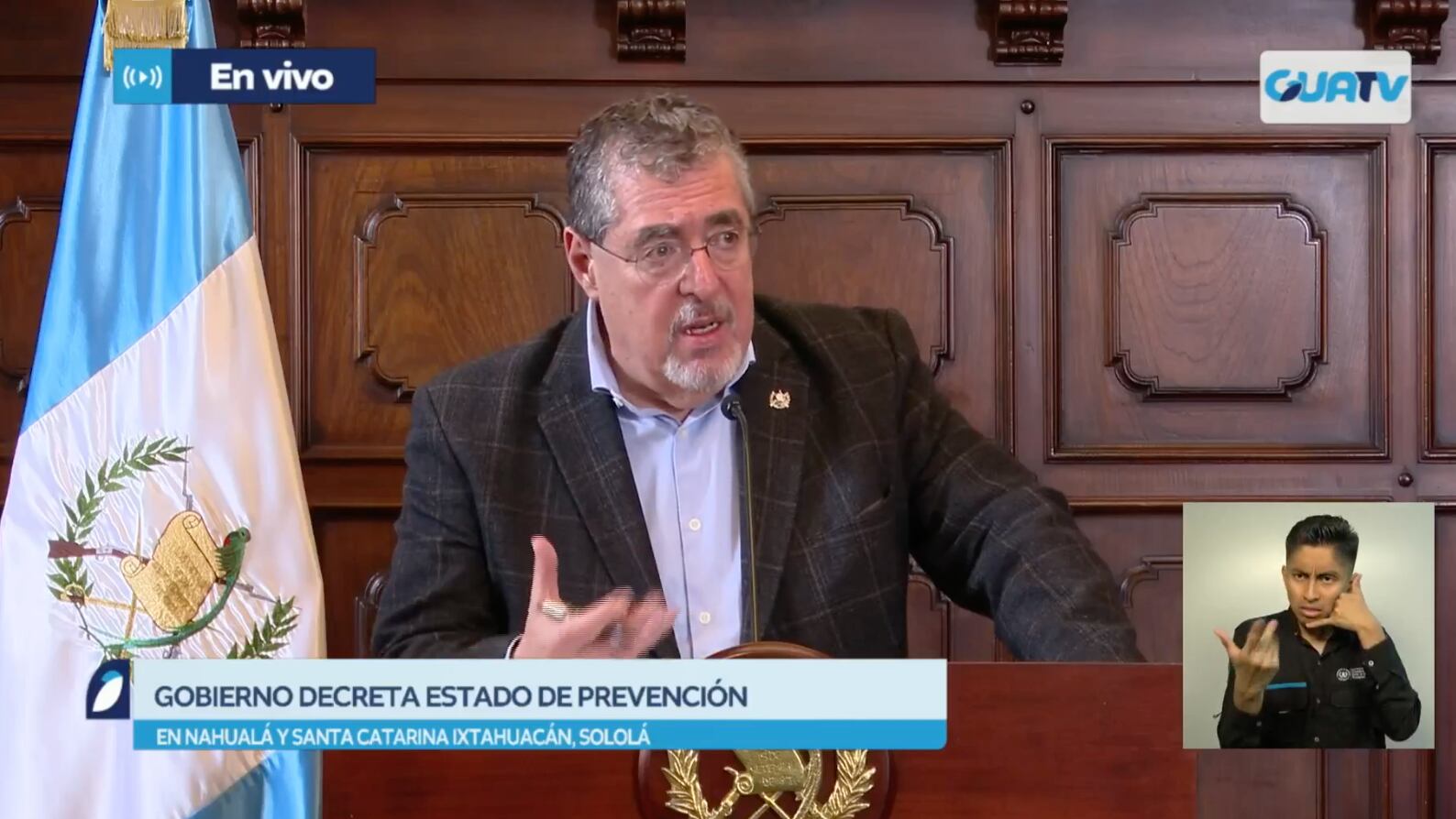 Presidente Arévalo decreta estado de prevención en municipios de Sololá por violentos enfrentamientos