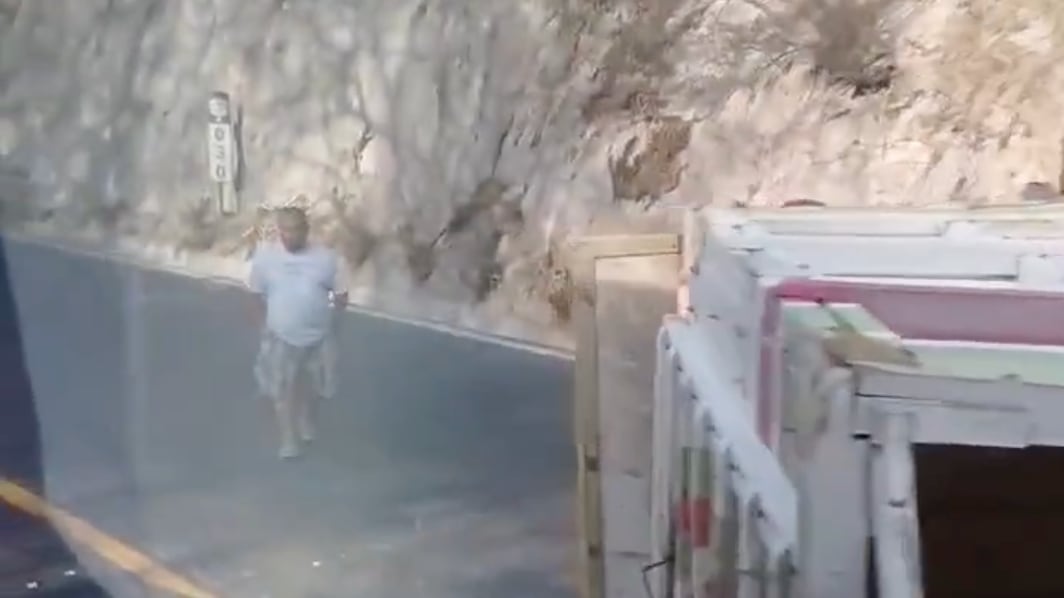 Accidente en ruta al Atlántico. Foto: RRSS