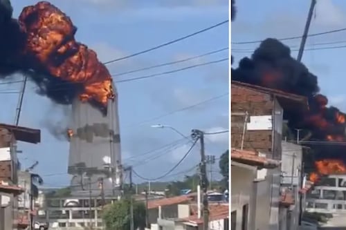 Tragedia en Brasil: Incendio consume estatua monumental de la Virgen de Fátima