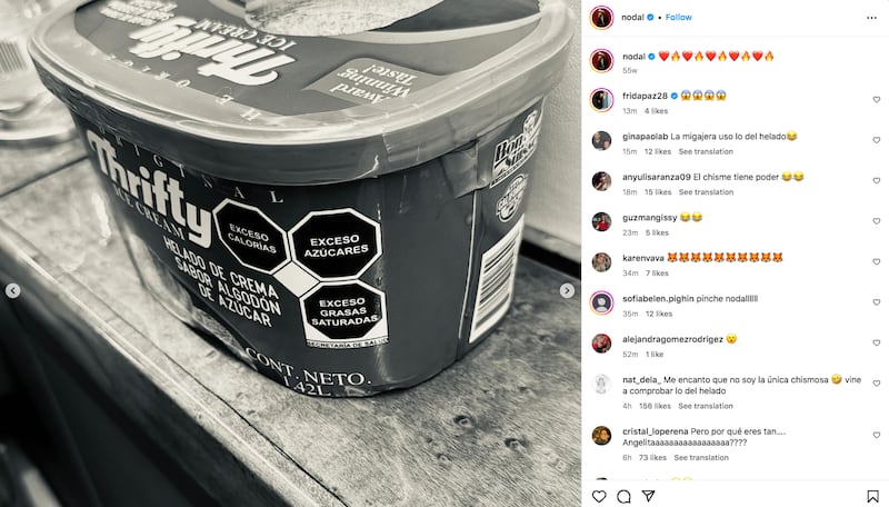 Instagram de Christian Nodal