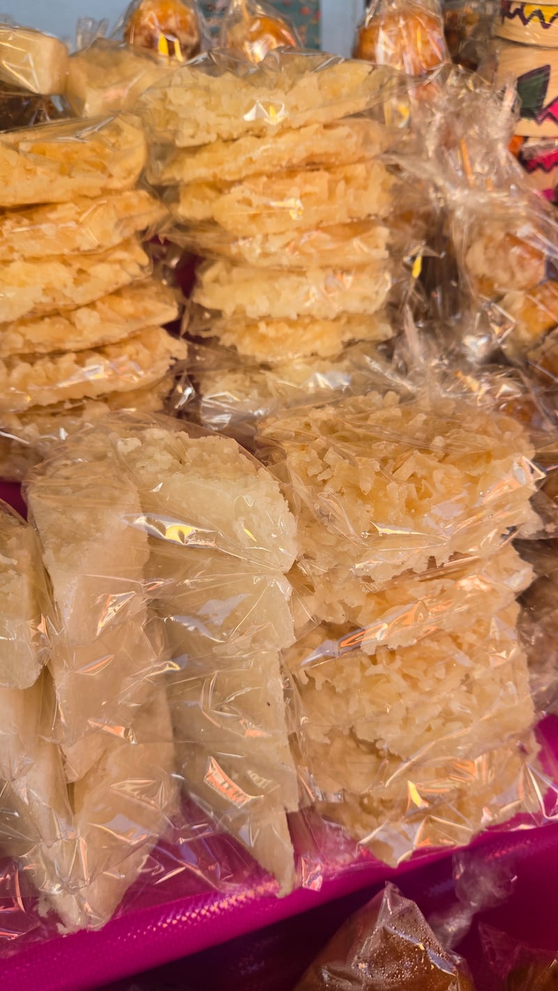Son los dulces favoritos de la Feria de Jocotenango. Foto: Stanley Herrarte