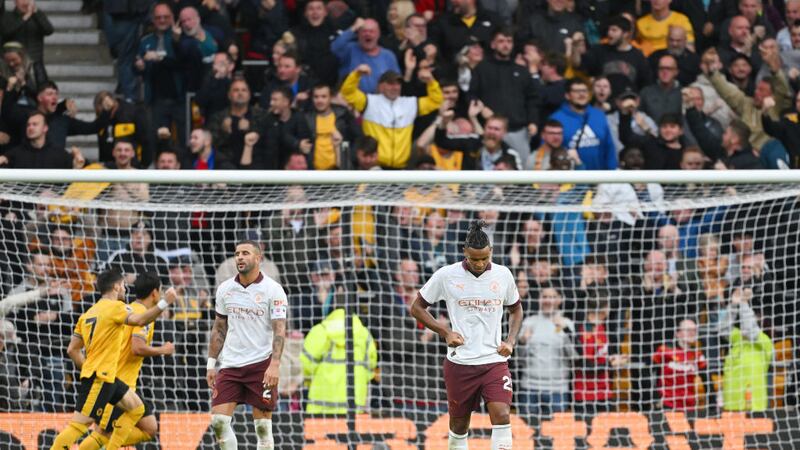 El Wolverhampton acabó con el invicto del City en la Premier League