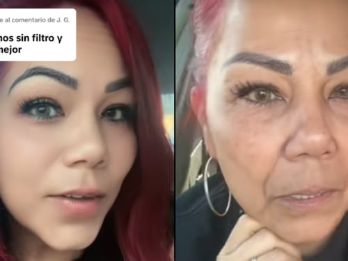Influencer queda expuesta sin filtros en vivo