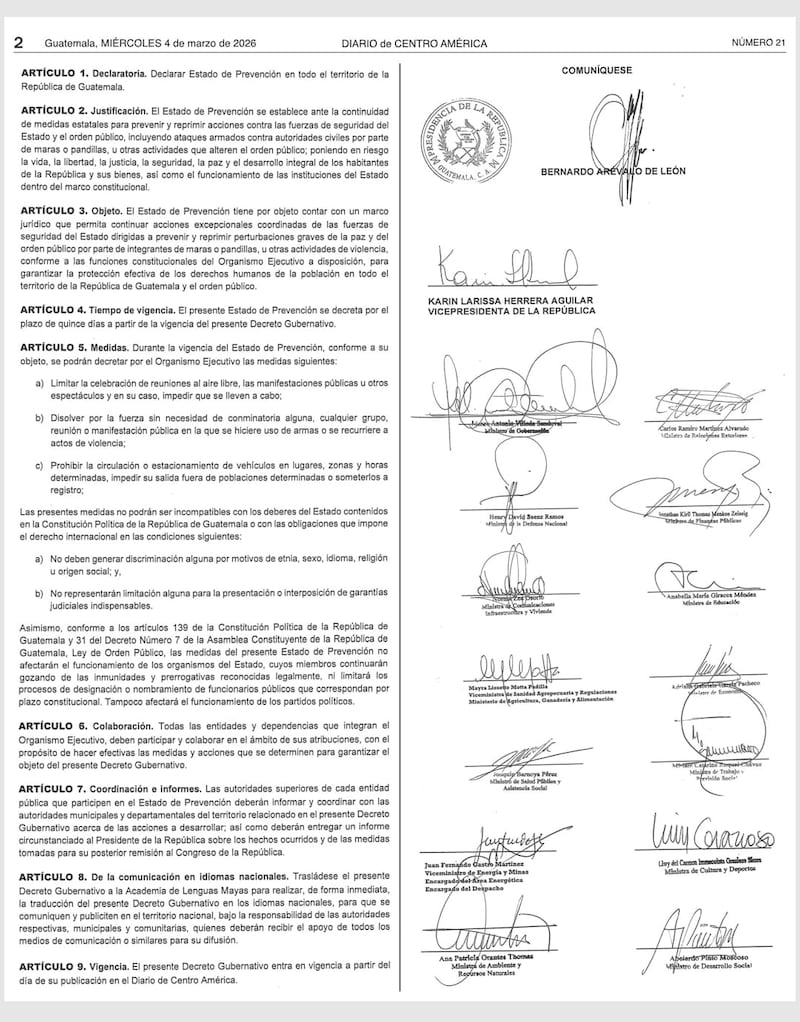 Estado de Prevención