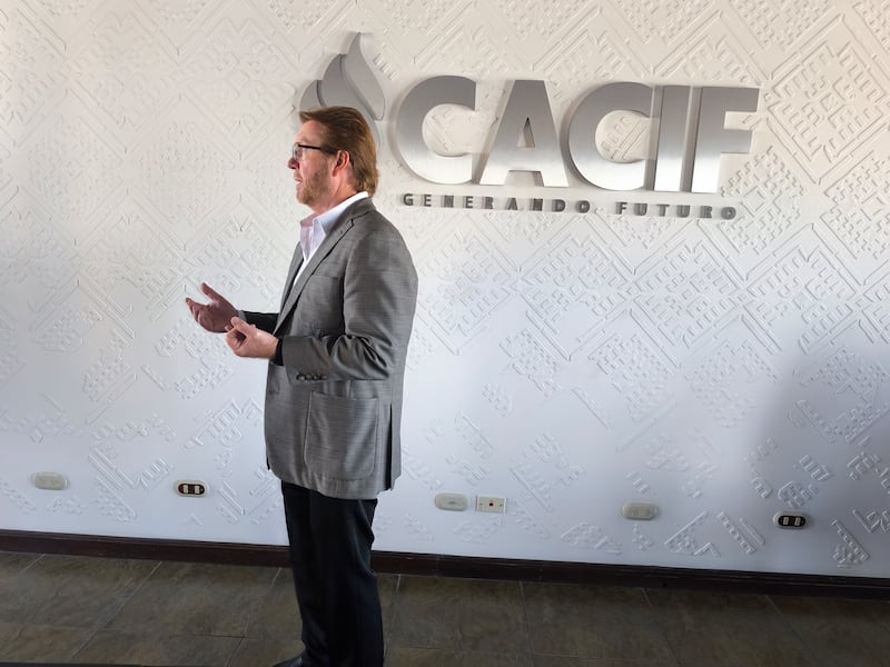 Charles Bland, presidente del Cacif. Foto: Wilson Cuyuch