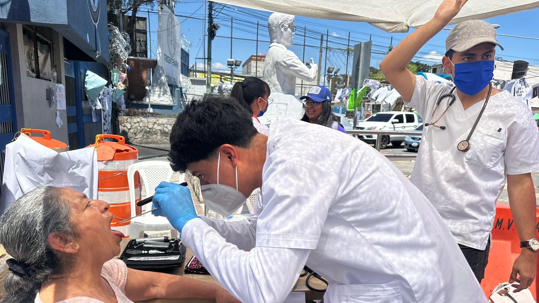 Los estudiantes piden que se reanuden las clases presenciales. Foto: RRSS