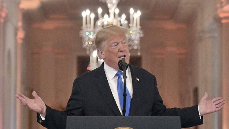 Tras legislativas, Trump dice que espera poder trabajar junto a los demócratas