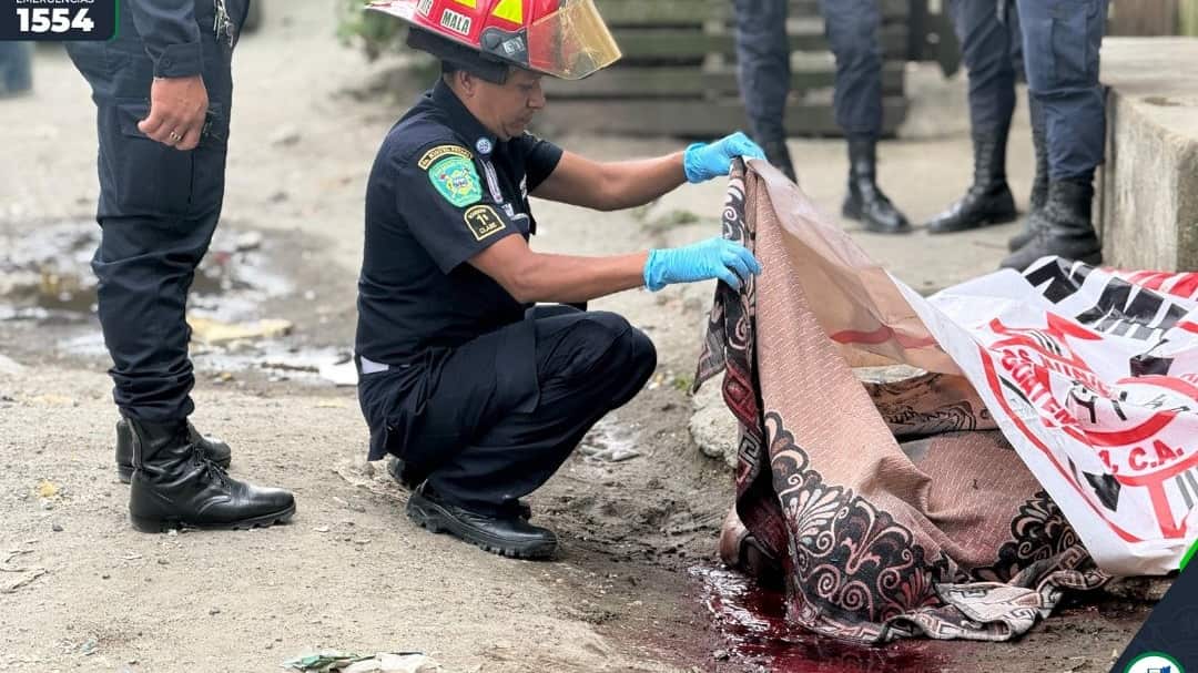 Incidente armado en San Miguel Petapa. Foto: Bomberos Departamentales