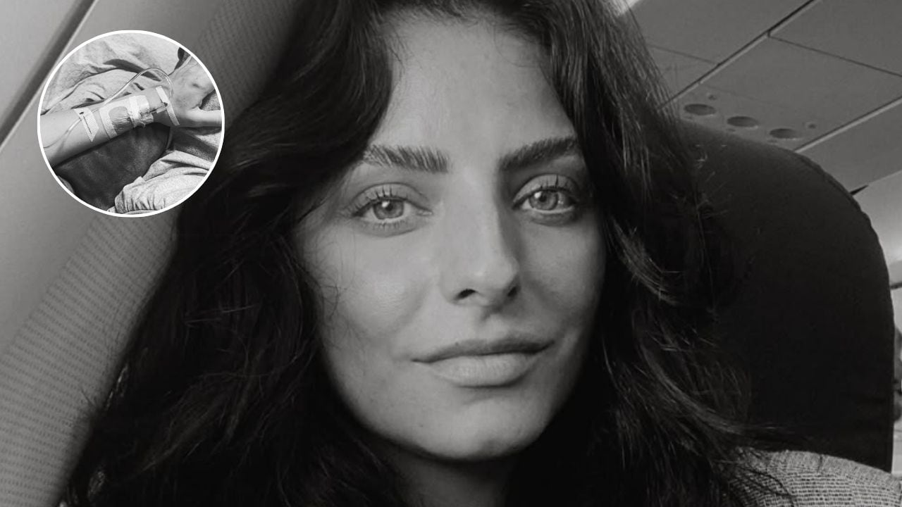 Aislinn Derbez comparte alarmante fotografía y explica cuál es su estado actual