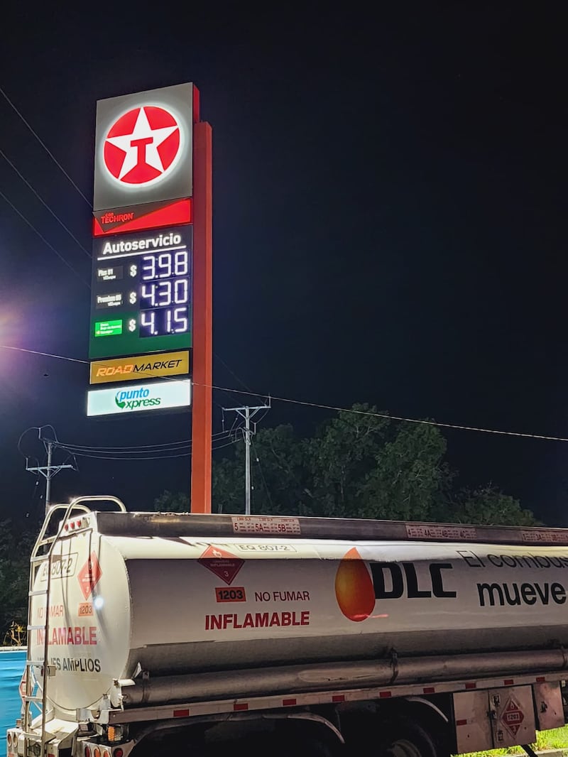 Precio del combustible en Guatemala. Foto: Publinews