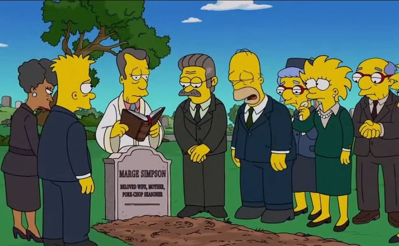 El final de la temporada 36 mostró a Bart y Lisa adultos y despidió a Marge