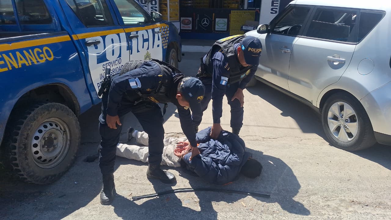 PNC captura a pandillero por atentado contra piloto de bus en Quetzaltenango