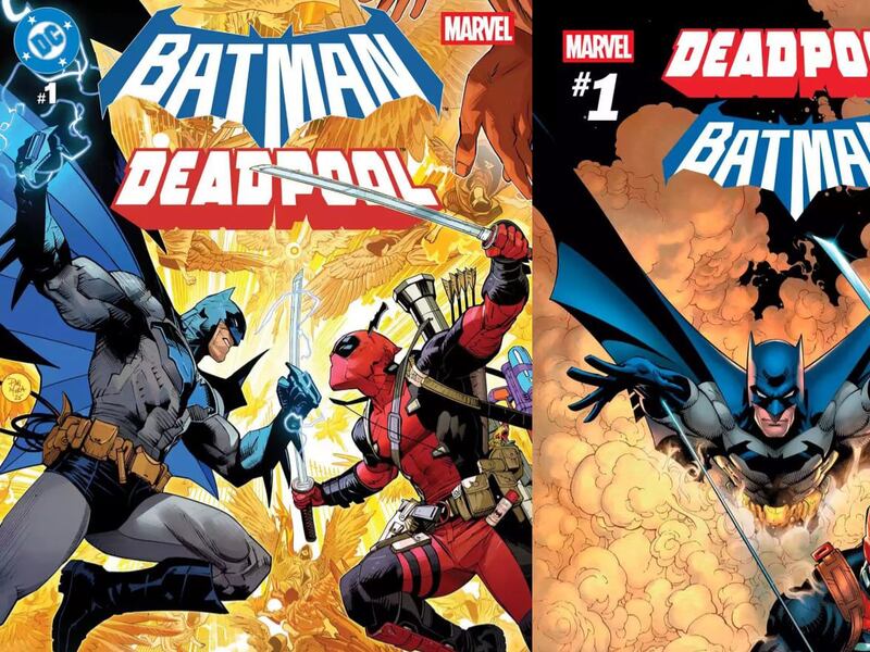 ¡Batman vs Deadpool!