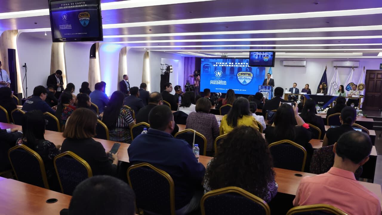 Crime Stoppers apoya a Guatemala en la prevención de la trata de personas y explotación sexual.