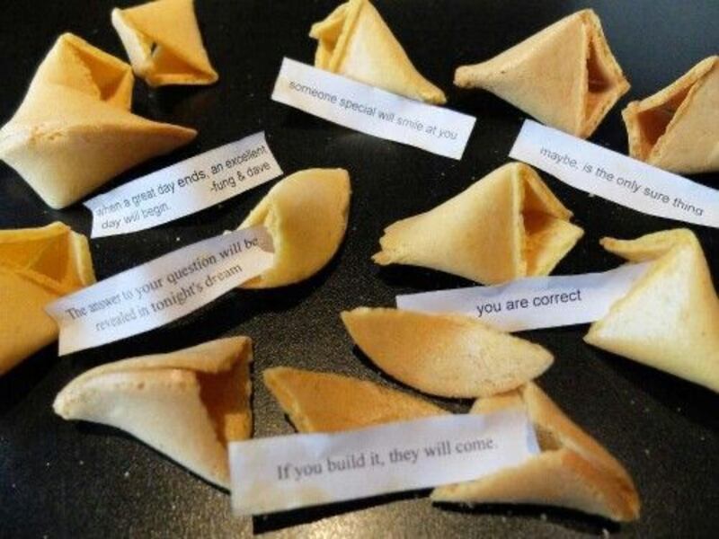 Las galletas de la fortuna NO vienen de China.