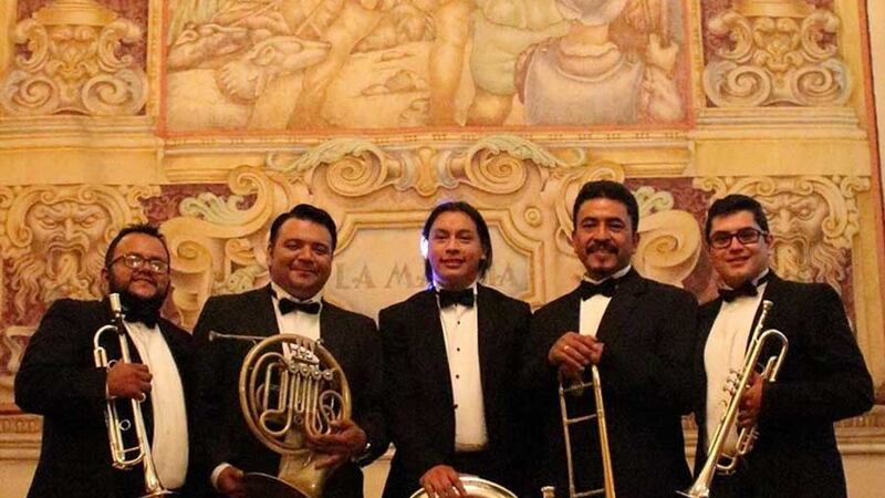 Quinteto de Bronces "Embajador" representará a Guatemala en el Italian Brass Week 2020