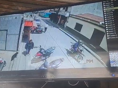 Menor cae por robo de teléfono tras ser captada por una cámara de seguridad