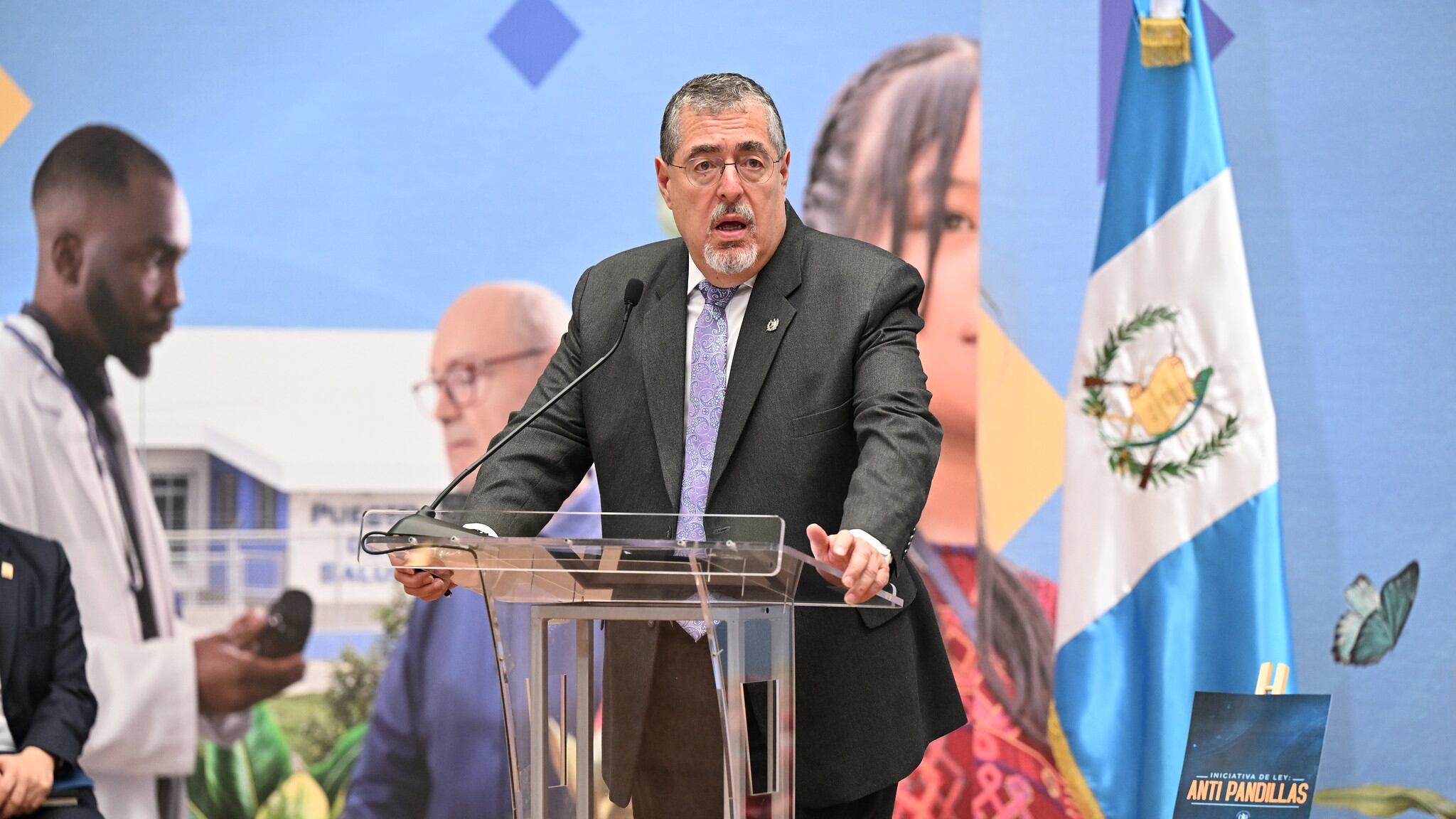 El presidente Bernardo Arévalo