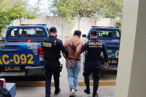 Capturado en Zacapa tras sembrar el pánico con disparos al aire