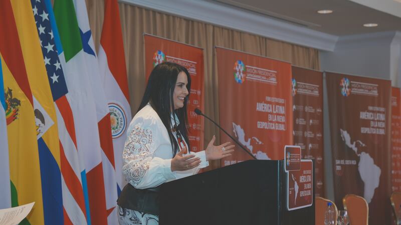 Olinda Salguero, representante de la Misión, presidenta de Fundación Esquipulas, fue la vicepresidenta de la Misión.