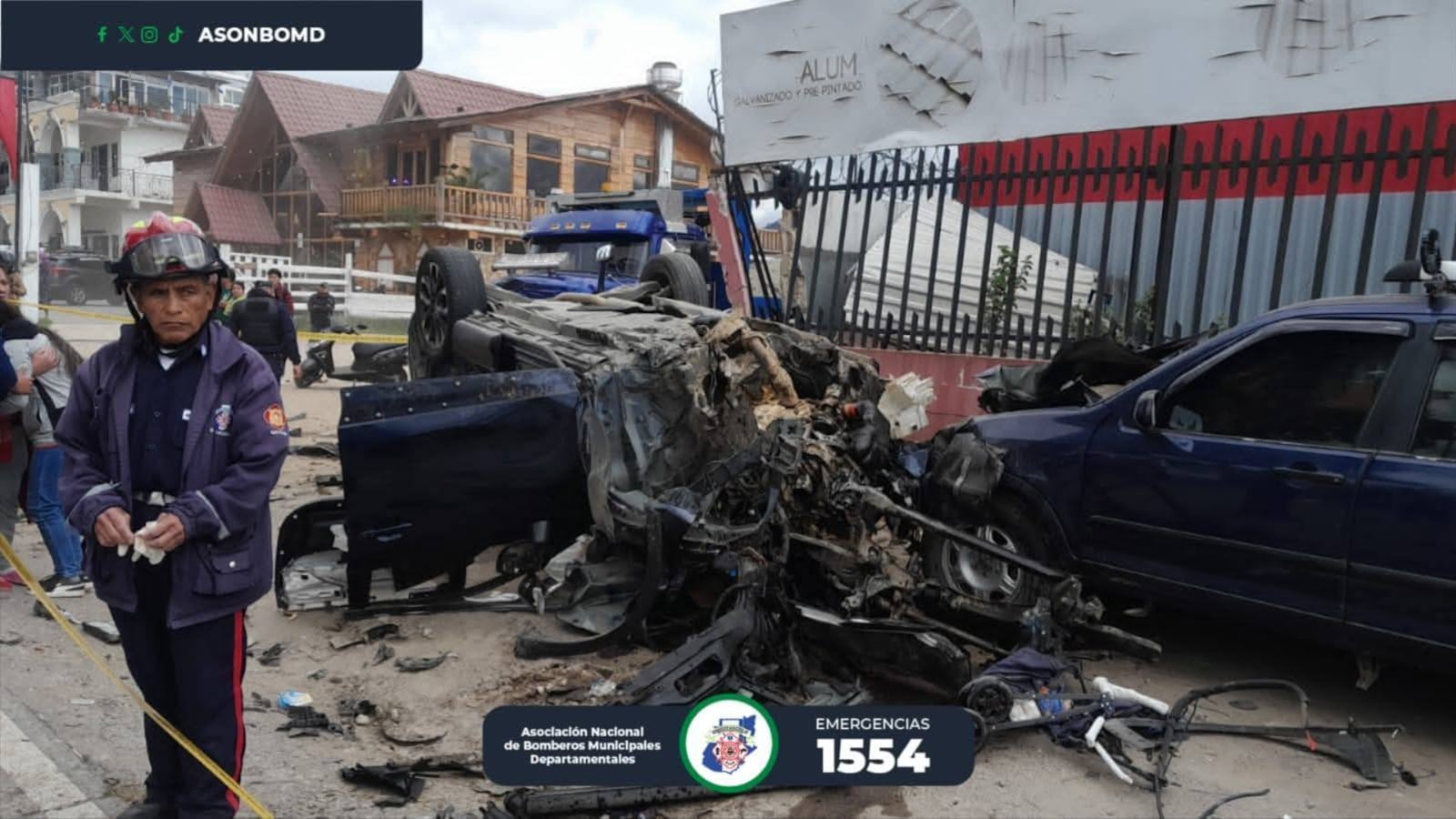 (Foto: Bomberos Muncipales Departamentales)