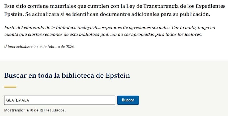(Foto: Captura de pantalla del Departamento de Justicia de los Estados Unidos)