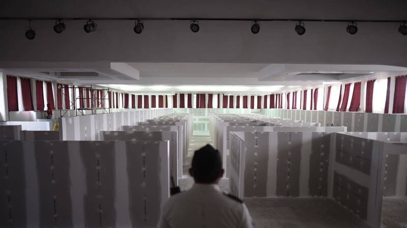 PNC construye hospital temporal para tratar a agentes contagiados con Covid-19