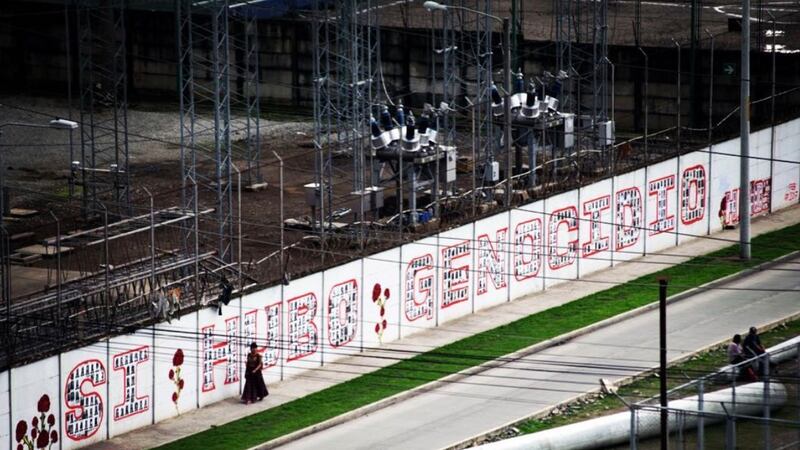 Borran mural de “sí hubo genocidio” en la zona 1