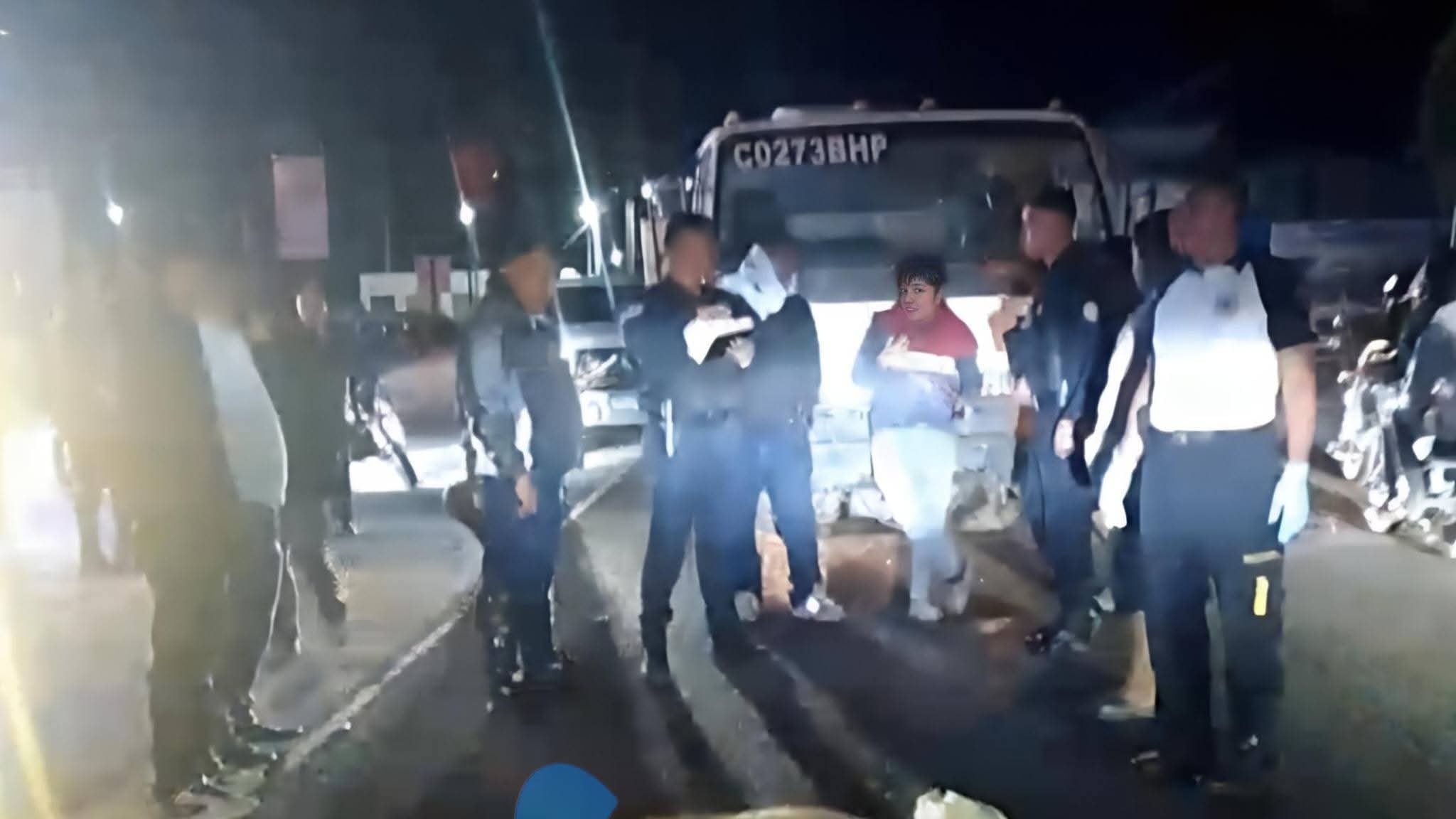 La víctima quedó fallecida sobre la cinta asfáltica. Foto: RRSS