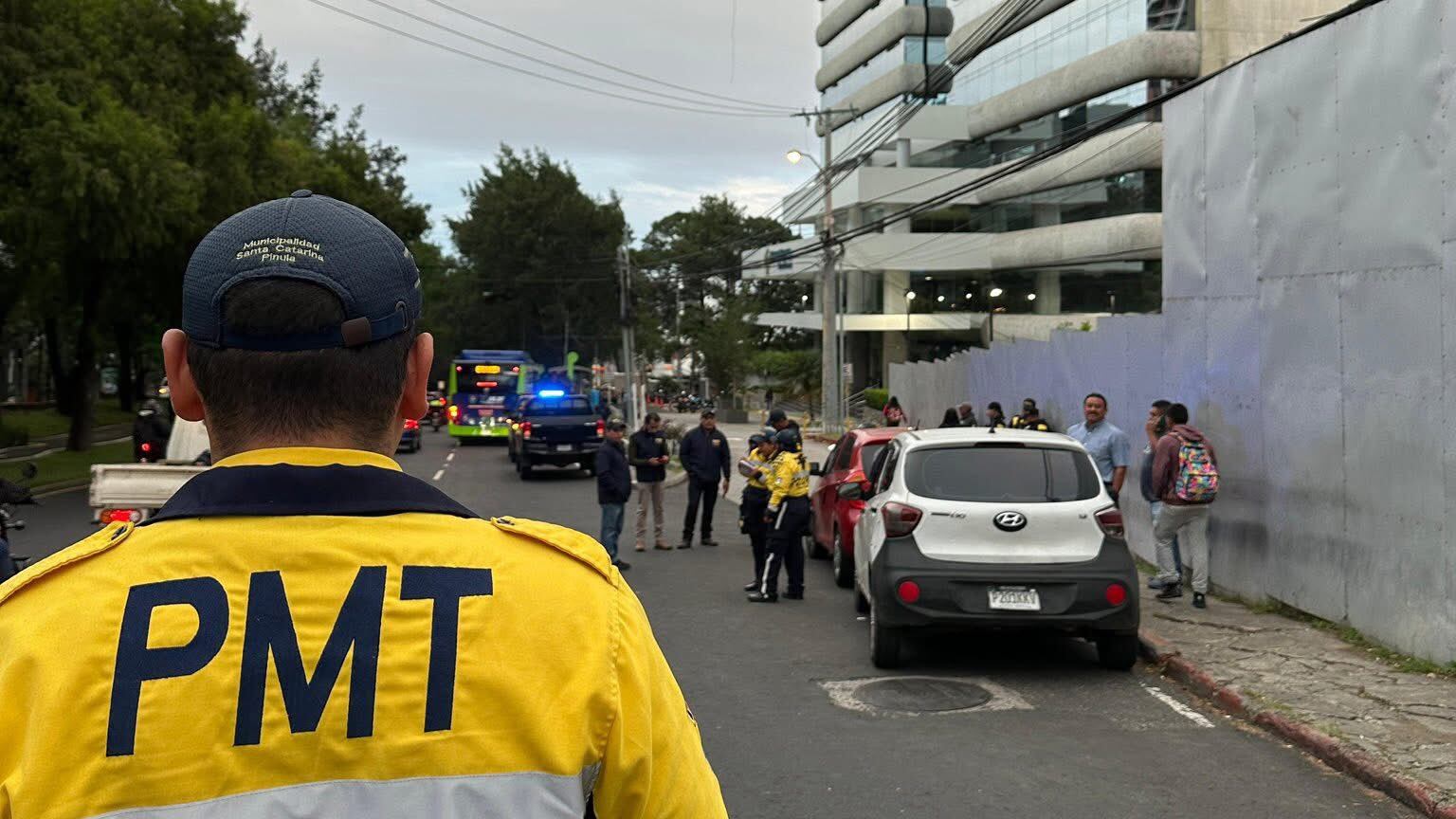 La Policía Municipal de Tránsito de Santa Catarina Pinula, realiza operativos en varios puntos del municipio. Foto: Municipalidad de Santa Catarina Pinul