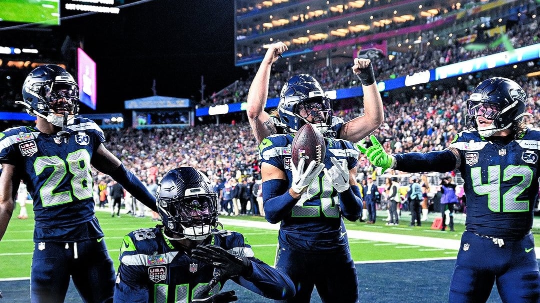 Seattle Seahawks conquistan el Super Bowl LX y se coronan campeones de la NFL. Foto: RRSS