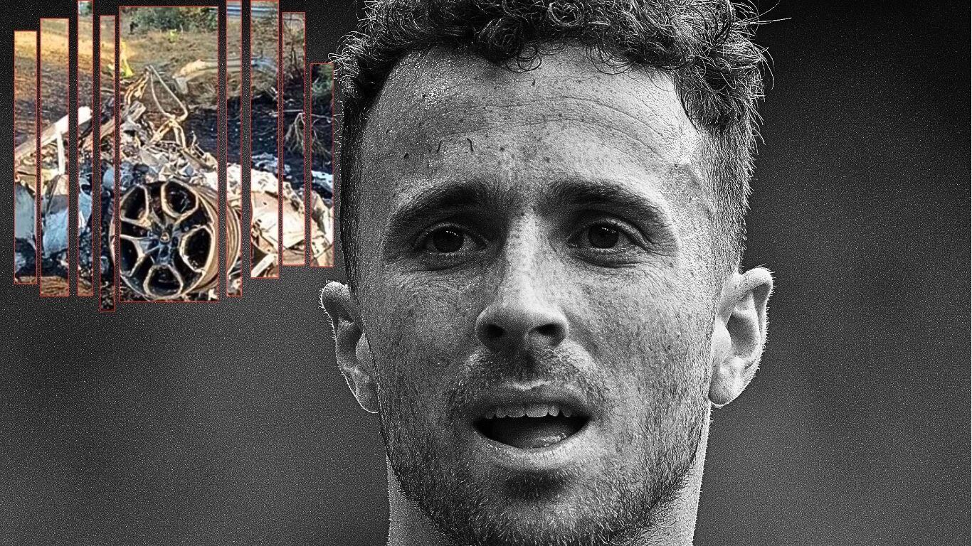 Accidente de Diogo Jota en su Lamborghini