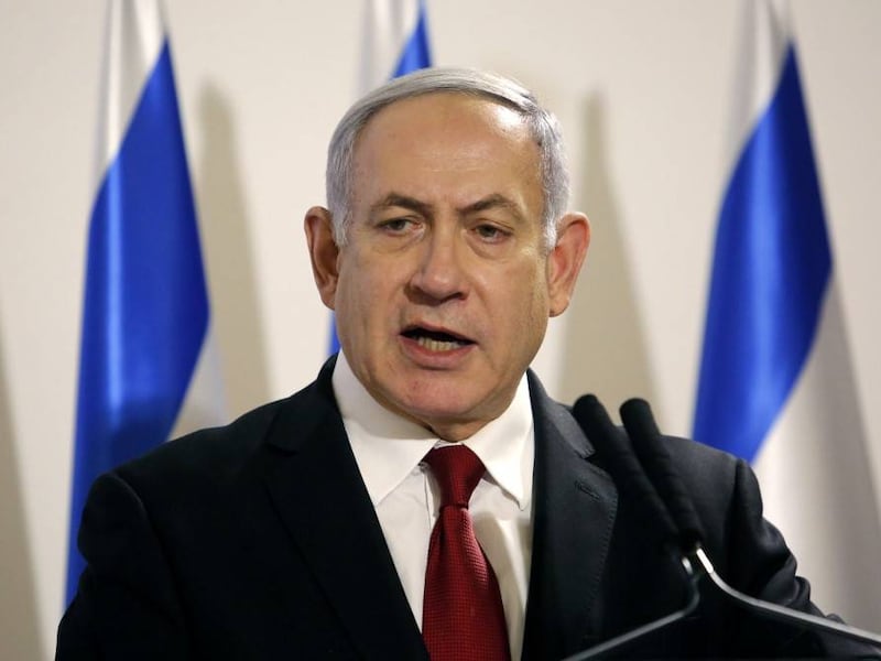 Netanyahu solicita la inmunidad al Parlamento de Israel