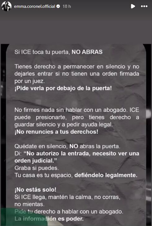(Foto: Instagram @emma.coronel.official)
