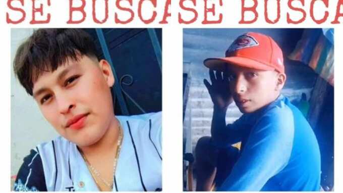 Los primos Leonel Aquino Sazo y Gabriel Ulices Sazo Mejia