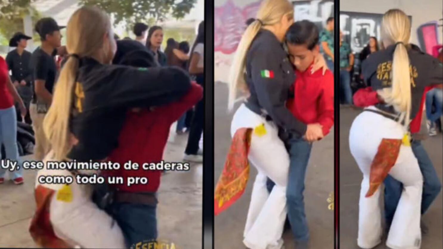 Un momento que llamó la atención de todos los asistentes