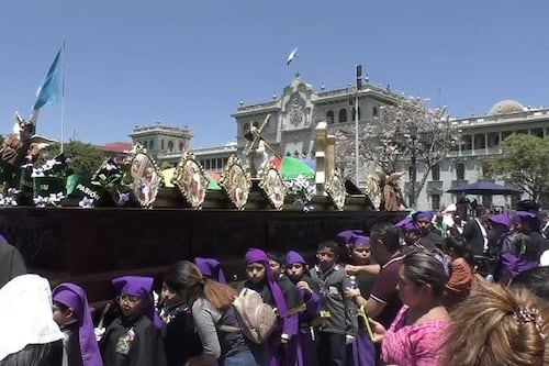 Estas son las procesiones programadas para este fin de semana en Guatemala
