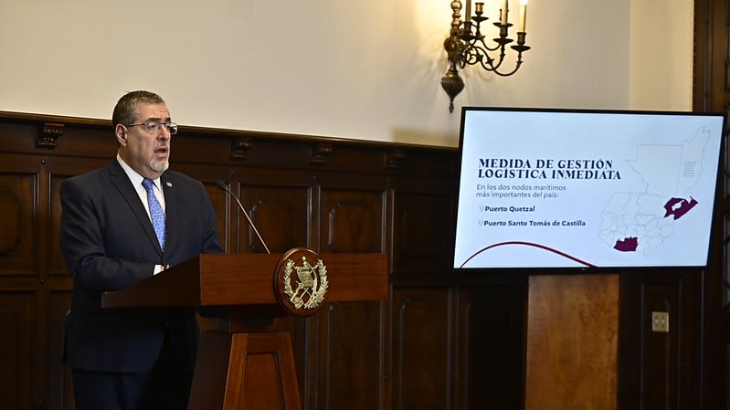 El presidente Bernardo Arévalo.